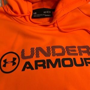 Under Armour Hoodie Cold gear. Men’s medium. Bright or safety orange